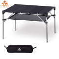 NPOT 2021 Spring  New launch Aluminum Folding Camping GRILL TABLE BBQ Stand Slicing Camping Table